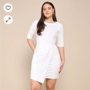 White Lulus Dress